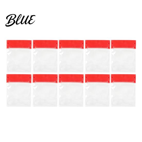 Reusable Ring Storage Portable Seal Travel Sliding Bag Bags Jewelry Lock Design Pill Organizer Bag Multi-Colored Labels for Daily