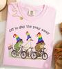 Off To Pride Shirt LGBT Funny Rainbow Frog Tee