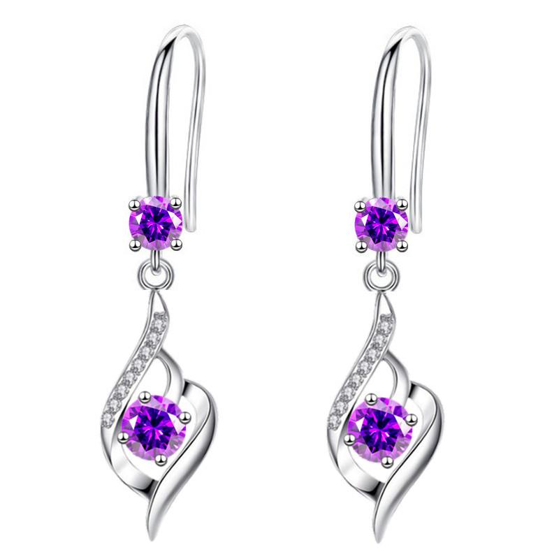 New Style Earrings Female High Grade Feeling with Simple Earrings Long High-grade Temperament Ear Hook