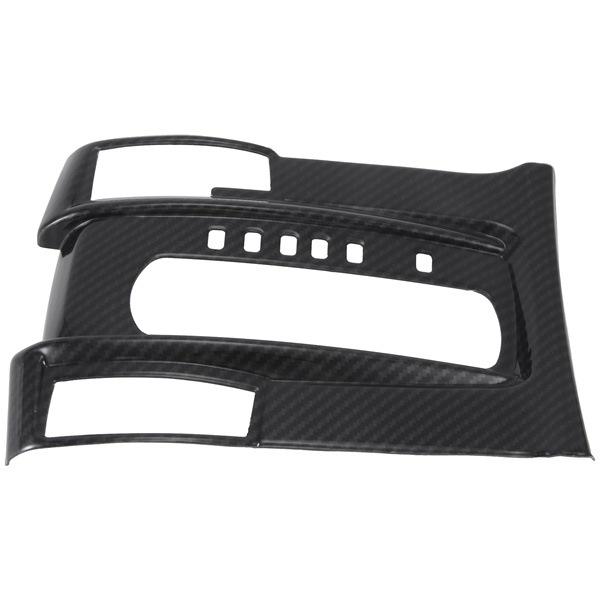 Carbon Fiber ABS Car Center Console Gear Shift Cover - 1 Piece