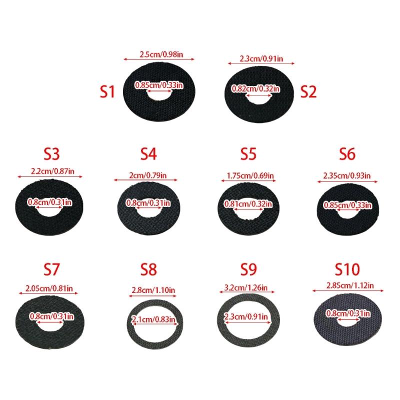 Pack of 5 Drag Washer High Quality Carbon Fiber Brake Pad for Fishing Reel Smooth Operate and Long Lasting Performances