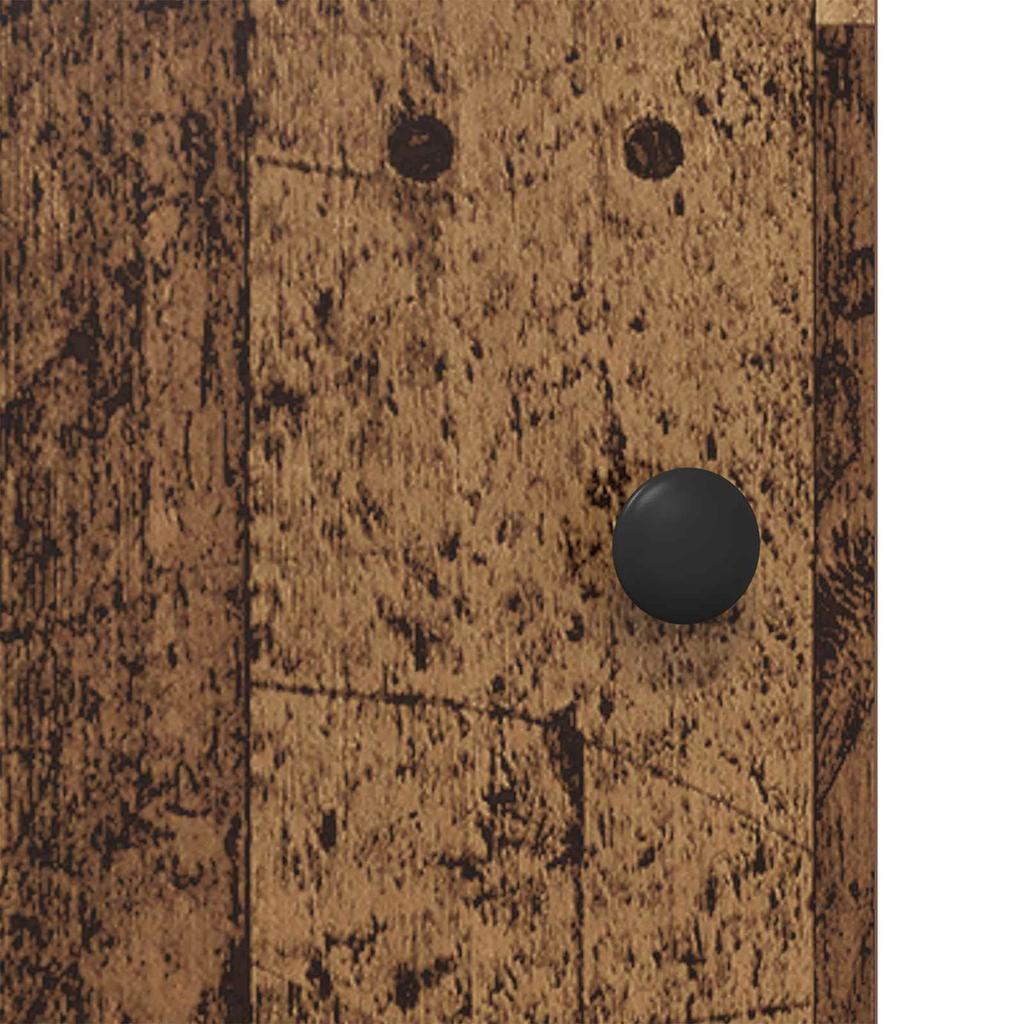 Nightstand 2 pcs. Reclaimed Wood Engineered Wood