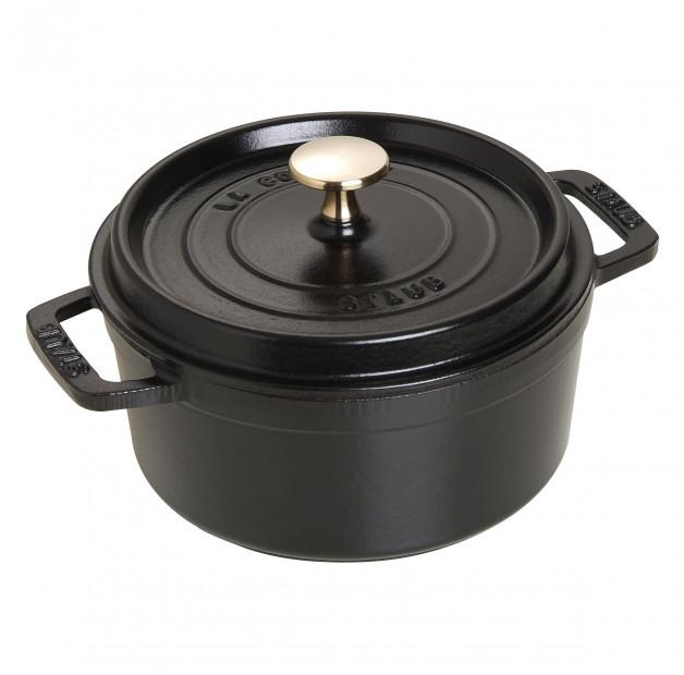 

STAUB La Cocotte 1,7 л черный - чугунная кастрюля с крышкой
