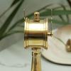 Miniature Brass Engine Room Telegraph Nautical Maritime Décor, Ship Throttle Replica with Wooden Base,  Boat Gift