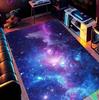 Fantasy Starry Galaxy Rug Vibrant Purple‑Blue Nebula Cosmic Print Non‑Slip Soft Floor Mat for Bedroom Game Room Aesthetic Decor