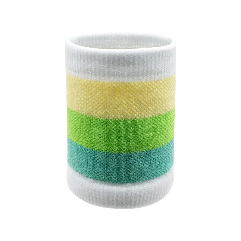 Colorful Cotton Terry Wristband: Sweat-Absorbent, Anti-Sprain Support for Sports