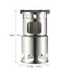 Outdoor Stainless Steel Stove Portable Stainless Steel Lightweight Wood Stove Outdoor Cooking Picnic Camping Burning Stove