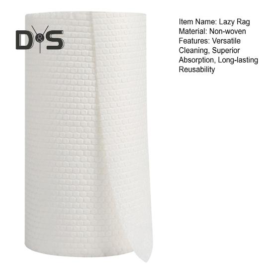1 Roll Lazy Rag Ultra Absorbent Non-Woven Cloth Kitchen Car Cleaning Reusable Washable Towels Lint-free Cleaning Towels