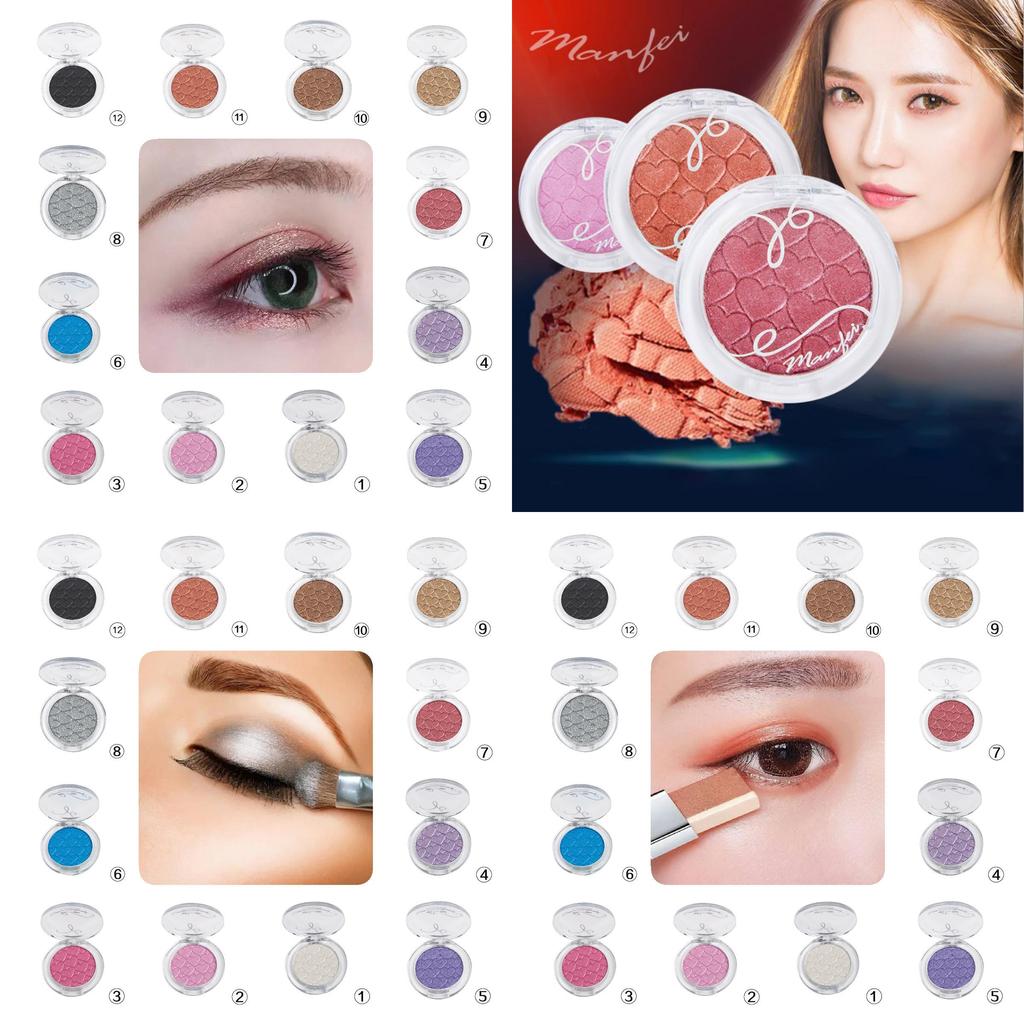 Pudaier 10 Color Liquid Highlighter Eyeshadow Dual Use Luminous Blush Glow