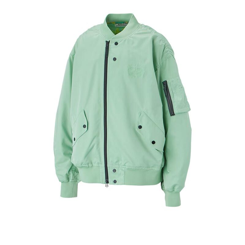Onitsuka Tiger P Bomber Jacket Light Green Yellow Men s 2183B316-301 XL
