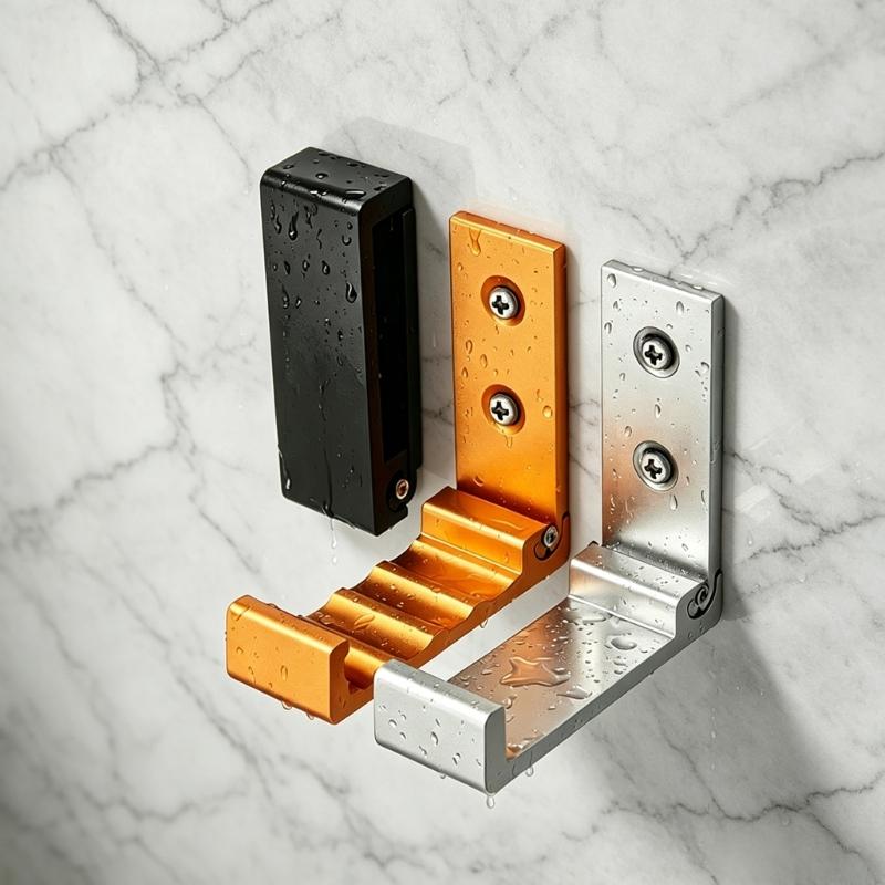 Entryway Home Wall Hook 3 Pack, Fold Down Hanging Hook Set with Metal Finish for Clothes Hats Bags and Daily Gear