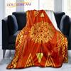 Hunab Ku Mayan Symbol Blanket Flannel Blanket Maya Calendar Glyphs Throws Blanket Bedspread Mayan Ethnic Blanket Sofa Blanket