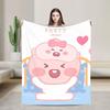 K-Kakaos F-Friends Ryan Blanket  Super Soft Fashion Plush Bedding Throws For Outdoor Travel Office Flannel Bedspread Bed Cover