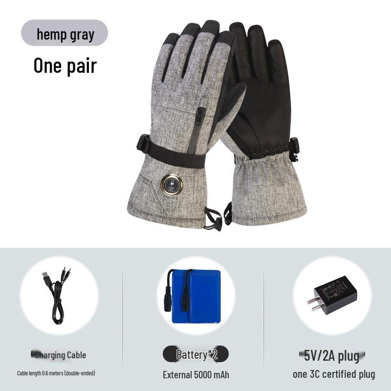 Smart Heated Gloves: Winter Electric Hand Warmers for Men & Women, Ideal for Cycling & Motorcycle Riding
