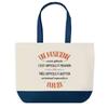 Tote Bag - PLANETEE - De Shopping Musicienne Bleu - Cotton - Large Capacity - Printed In France