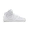 Herren Air Force 1 Mid '07 'Triple White' (Unisex) Weiße / Weiße / Weiße Skateschuhe CW2289 111