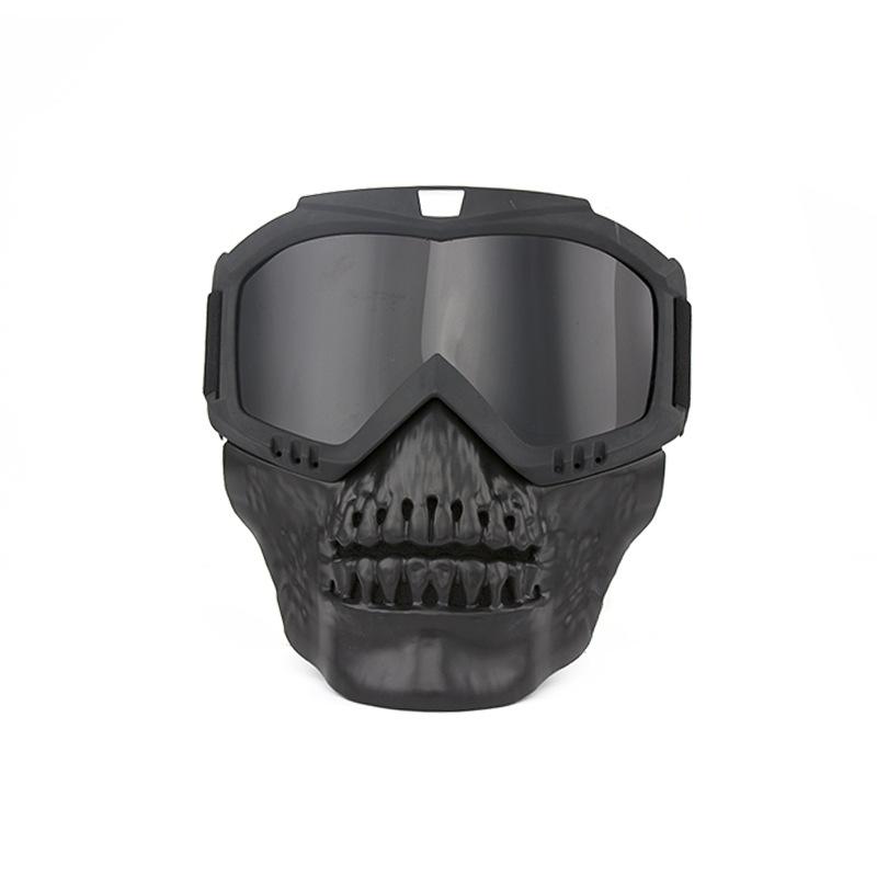 Vintage Face Mask Goggles Unisex Personalized Horror Halloween Skull Motorcycle Retro Goggles