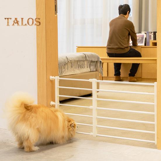 Cancelletto per cani da interno, senza foratura, espandibile, per cuccioli, extra largo, per cani di piccola e media taglia, con porta retrattile, con scavalco, per gatti