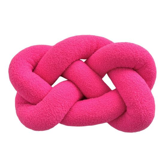 Knitted Knot Pillow Handmade Decorative Throw Pillows Soft Sofa Cushion Home Bedroom Decor Gift for Holidays Parties