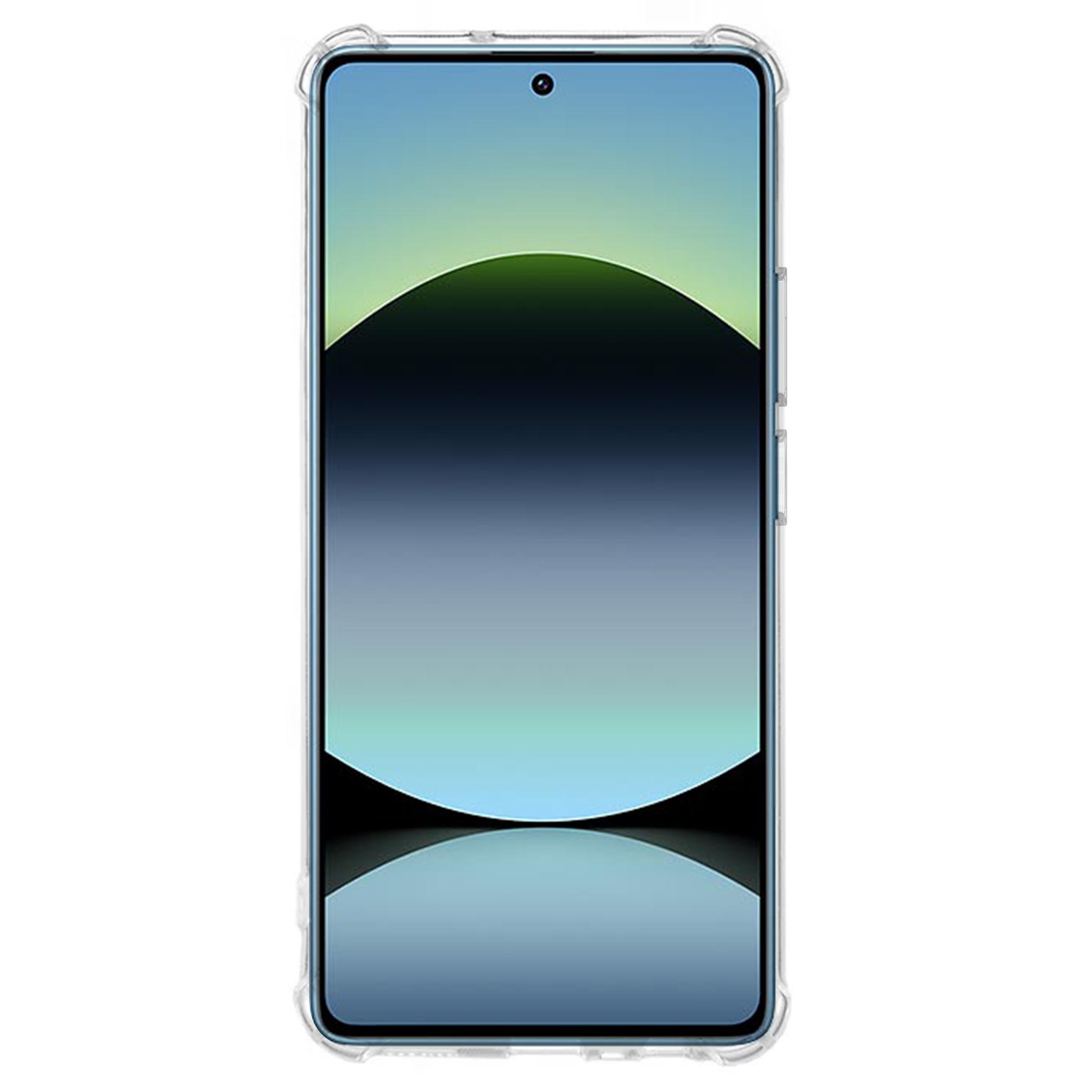 

KALEBOL For Xiaomi Redmi Note 14S 4G Case 1.5mm TPU Transparent Anti-Drop Phone Cover As Shown A