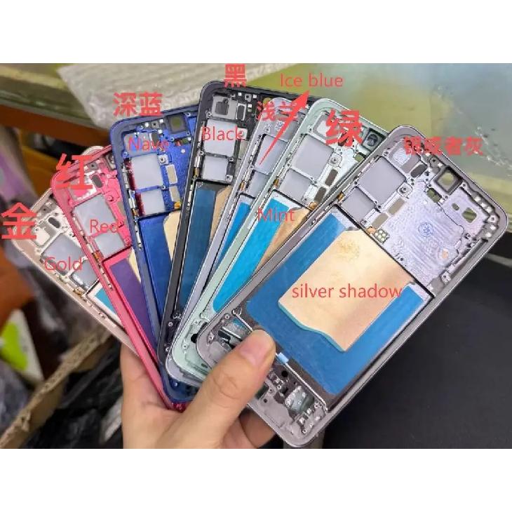 Housing Middle Frame LCD Bezel Plate Panel S25 For Samsung Galaxy S25 S931 Middle Frame Housing Board LCD  + Side Buttons