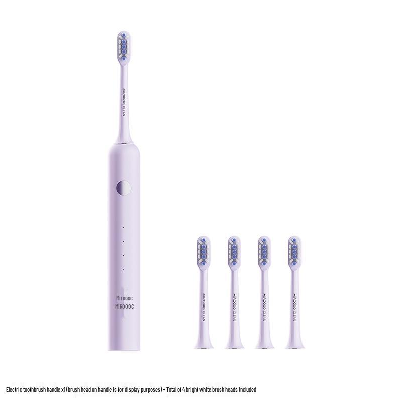 

Adult Soft Bristle Sonic Vibration Electric Toothbrush with USB Charging