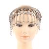 1Pc Women Belly Dance Hairpin Coins Tassels Gypsy Headband Indian Dance Performance Clothing Accessories Head Chain