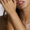 Bracelet Oeil Turc Maléfique Chanceux en Acier Inoxydable Pour Femmes Couleur Or Œil Bleu Chaîne Métallique Bracelets Bijoux de Chance Pour Fête