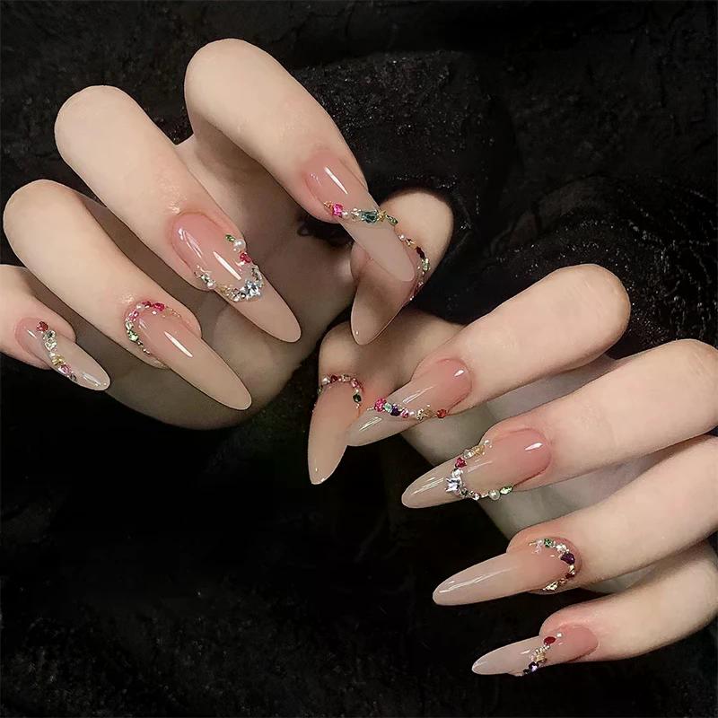 1Box 30Pcs Sparkling Pentagram Zircon Nail Charms Cute Minimalist Flatback Rhinestones 3mm Multi-color Mini Star Gems Nail Parts