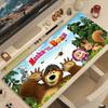 Mouse Pad MousePad Non-slip M-Masha Cartoon Funny Lockedge Office Student and Gaming Bear Thickened Large Writing Pad Cushion