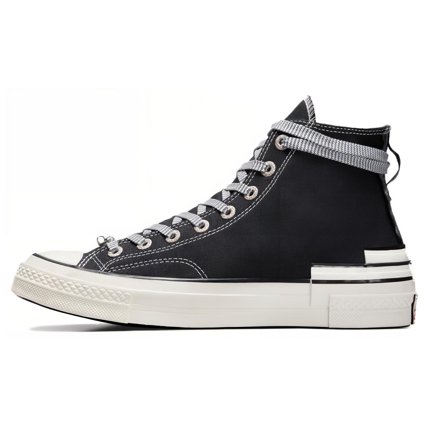 Converse Chuck 70 Hacked Heel Hi  Black Dark Moth Egret  A07982C 35