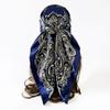 Cashew Flower Silk Scarf, 90cm Headscarf, Classic Printed Silk Scarf, Women’s Satin Square Scarf, Shawl