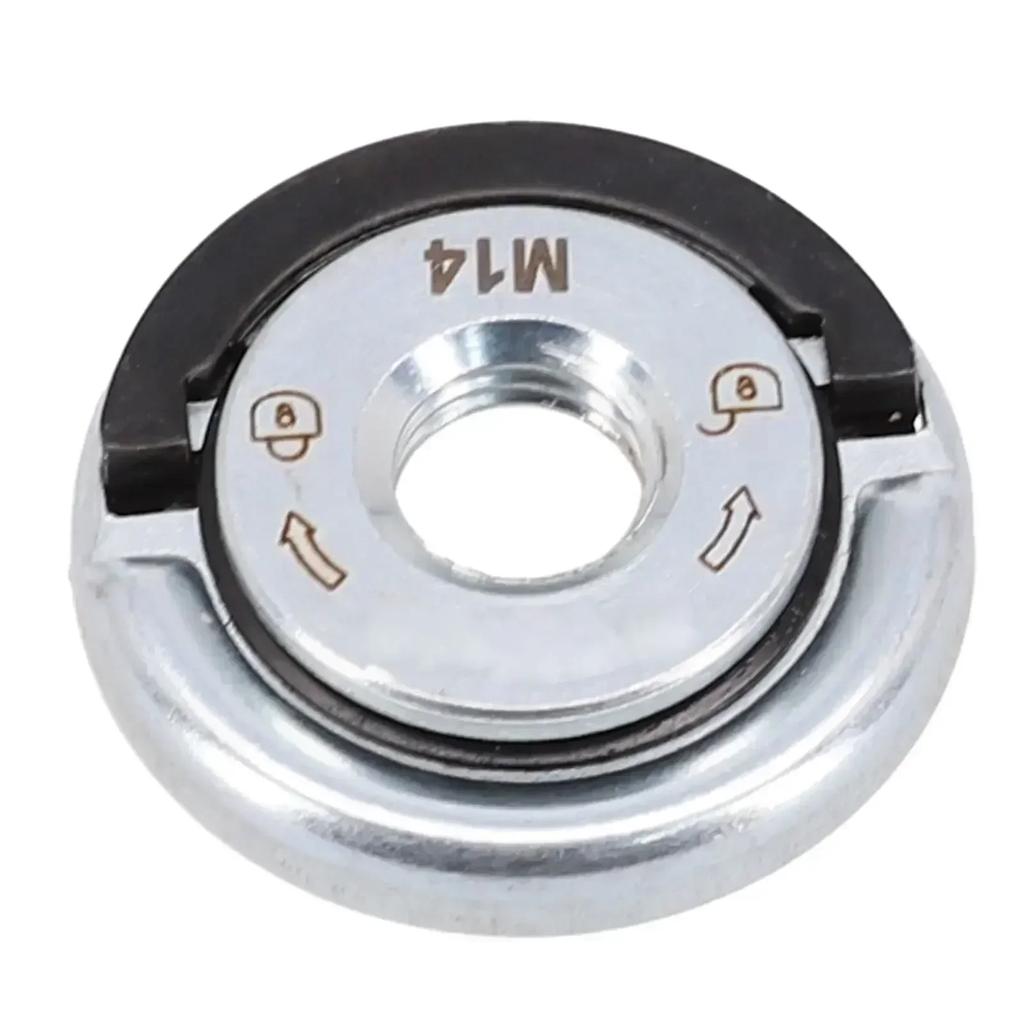 1pc Angle Grinder Quick Release Self-Locking Grinder Pressing Plate Flange Nut Power Chuck  For Angle Grinder Clamping