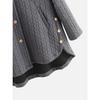 Women's Casual Loose Hooded Jacket for Spring and Autumn Regular Fit Long Style