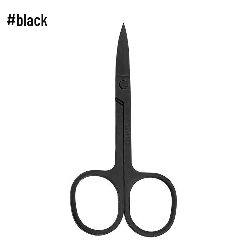 Stainless Steel Eyebrow and Nose Hair Scissors - Round & Pointed Tips, Mirror Polished.