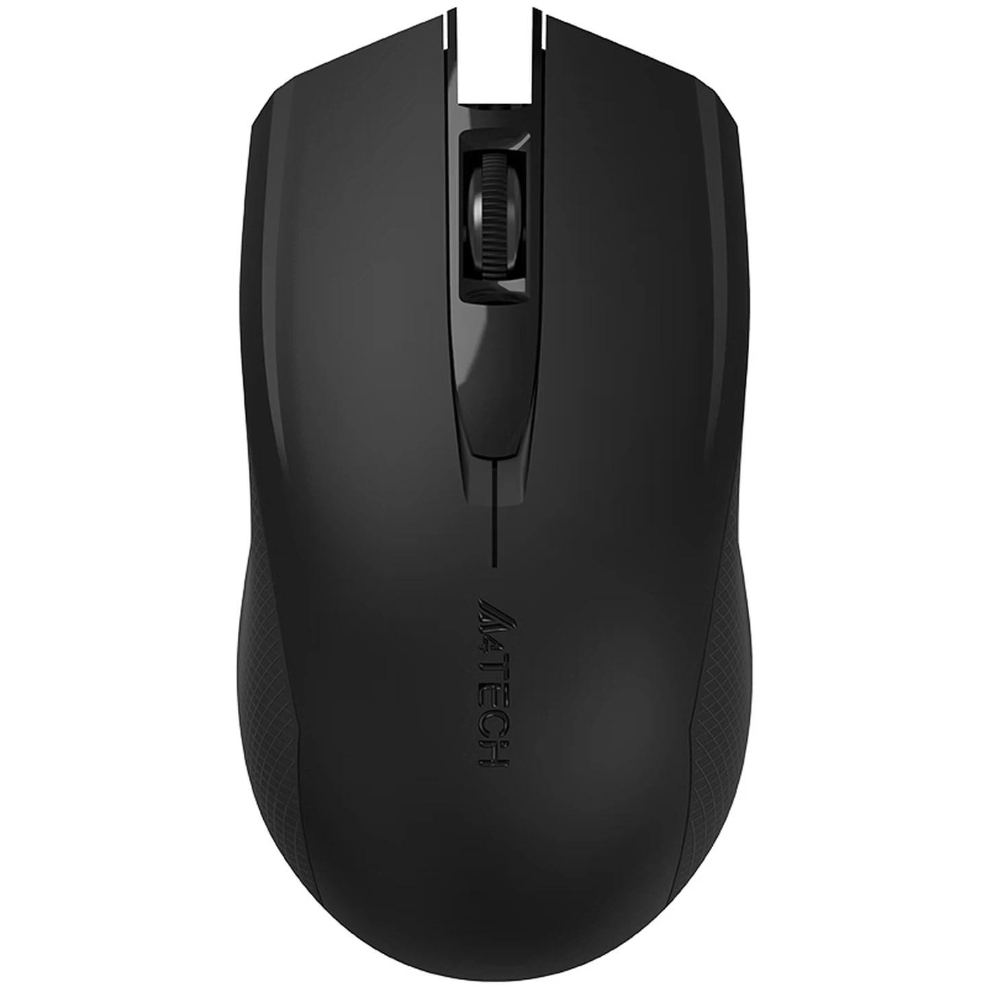 

A4TECH Wireless Mouse for Laptop And Desktop Computers, Office And Home Use, USB Interface 2.4G, Black чорний
