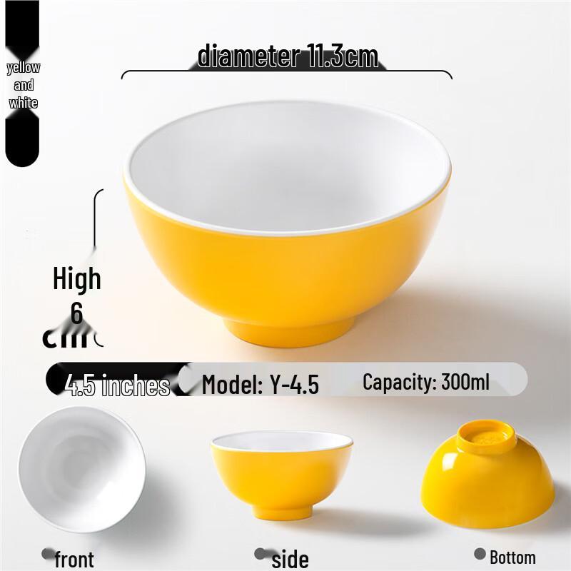 

Melamine Restaurant Bowls - 10 Pack