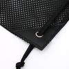 Robuster Netz-Kordelzug-Rucksacktaschen Multifunktionale Belüftete Tasche für Fußball, Fitnessstudio Sport