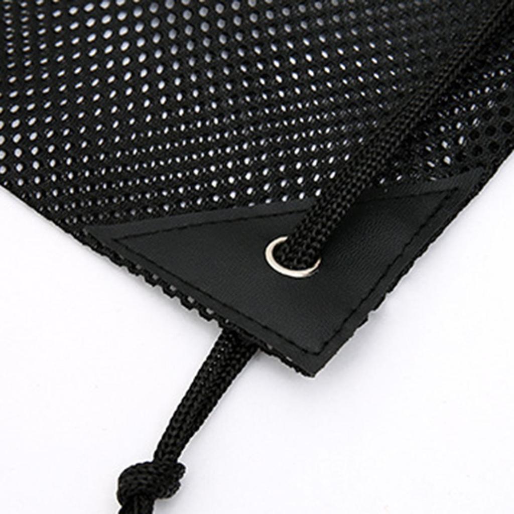 Robuster Netz-Kordelzug-Rucksacktaschen Multifunktionale Belüftete Tasche für Fußball, Fitnessstudio Sport