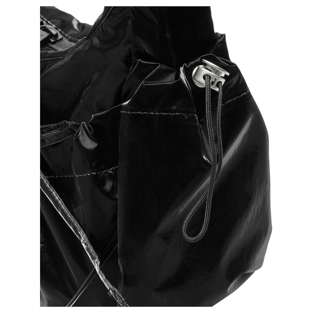 New New Balance Nylon Hobo Bag, Handbag, Shoulder Bag, Crossbody Bag Women's Black NBGCFSW104-69