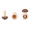 Multifunctional Wooden Walnuts Cracker Mushroom Designs Nut Sheller For Family Kitchen Use Home Essential