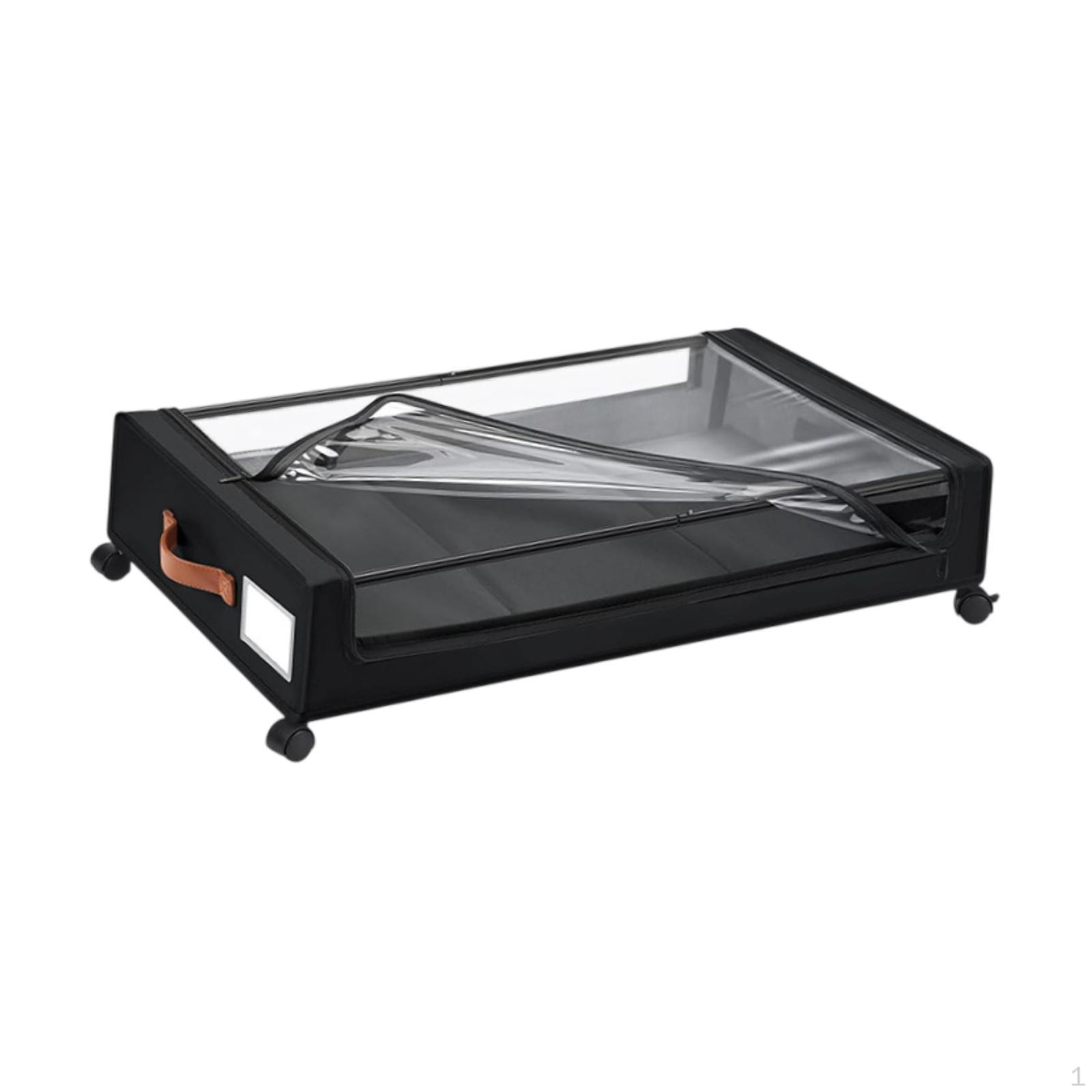 

Контейнер для хранения обуви и постельных принадлежностей на колесах под кроватью