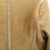 Neil Barrett Made In Romania Leather Coat L Beige Women Used