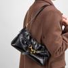 Large Capacity Tote Bag Women'S Cowhide Bag Niche High-End Commuting Shoulder Bag Crossbody Leather Underarm Bag