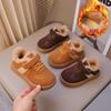 Korean Version of Children's Cotton Shoes Winter New Boys' Lamb Wool Velvet Warm Winter Shoes Girls' Baby Two Cotton Shoes