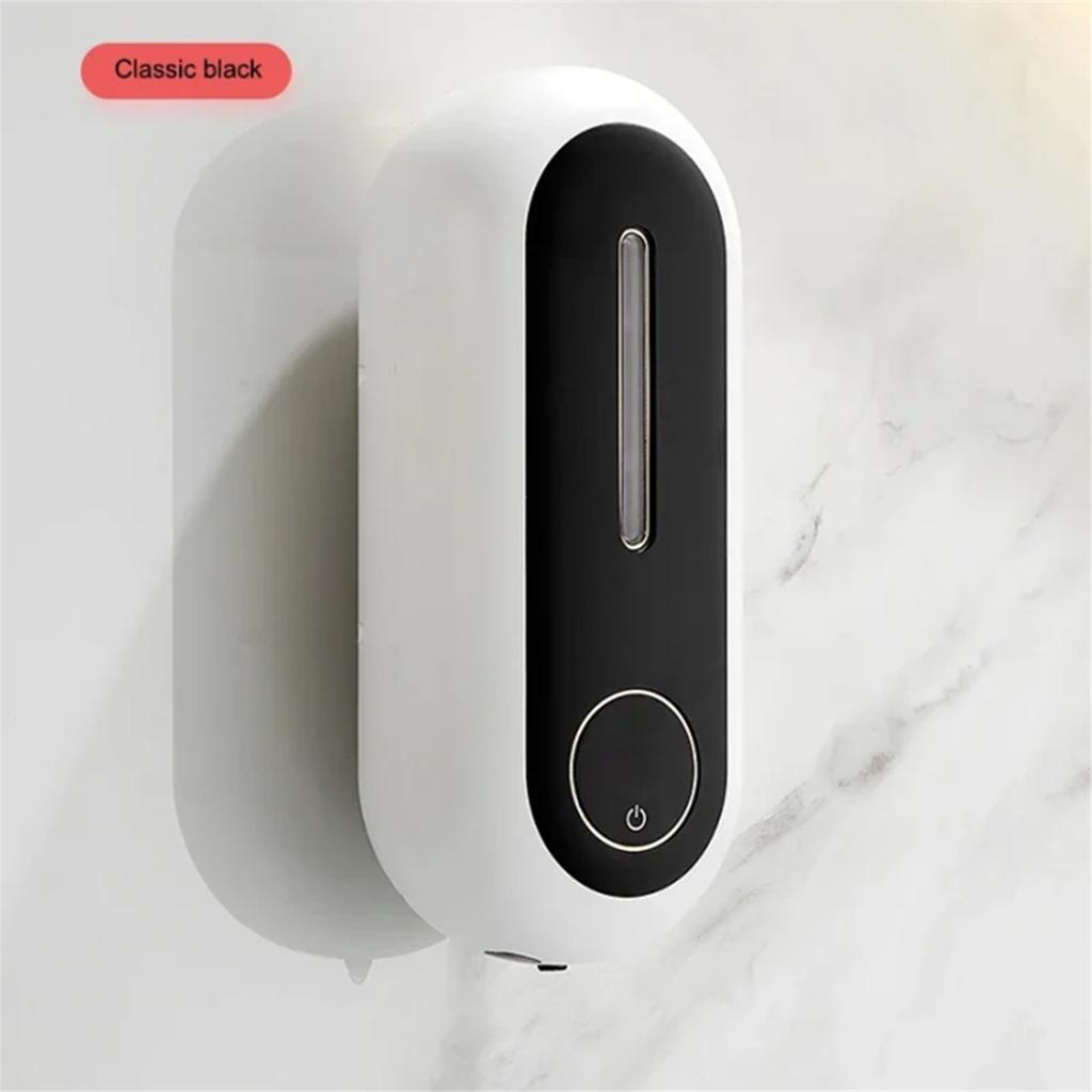 2025+ Auto Touchless Foaming Soap Dispenser, No Drill Wall-Mounted, 3 Modes 450ml, Temp Display, for Kitchen and Bathroom