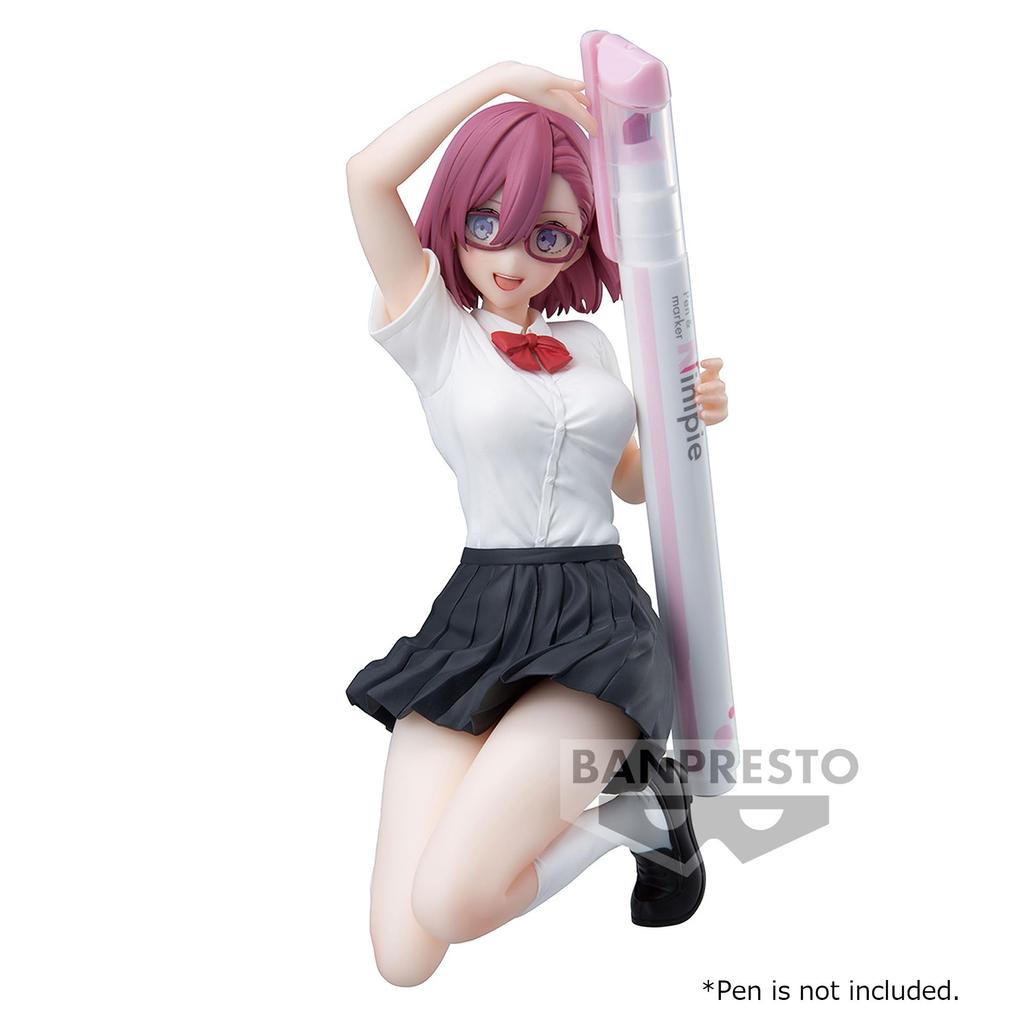 Banpresto 2.5D Temptation Pen Friend! Ririka Amano School Uniform Ver. Figure