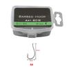 50Pcs Barbed Fishings Hook Replacement Highly Carbon Stainsless Steel Eyed Fishes Hook Rustproof Carp Fishings Hook