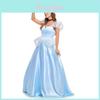 Cinderella Cosplay Cinderella Princess Dress With Tulle Skirt For Women Halloween