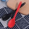 Long Handle Yogurt Ice Cream Dessert Silicone Soup Spoon Cooking Spoon Kitchen Tool Stirring Spoon